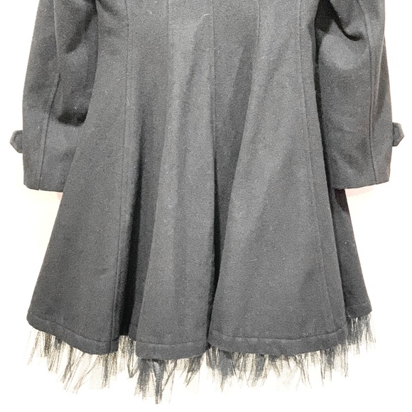 AOISOS Black Lined Coat (size: 8) - Picture 12 of 15